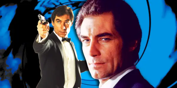 Timothy Dalton som James Bond.