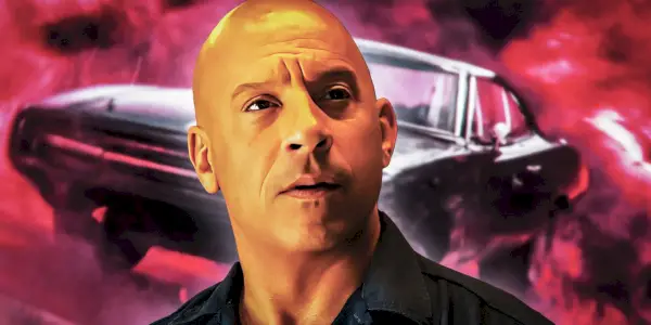Vin Diesel nei panni di Dominic Toretto davanti a un'auto in Fast & Furious