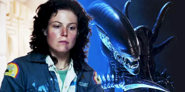 Ellen Ripley e um Xenomorfo de Alien