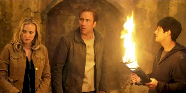Ben Gates, Abigail e Ian in una tomba nel Tesoro Nazionale