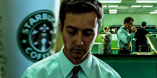 Fight Club Starbucks šálka kávy veľkonočné vajíčko.