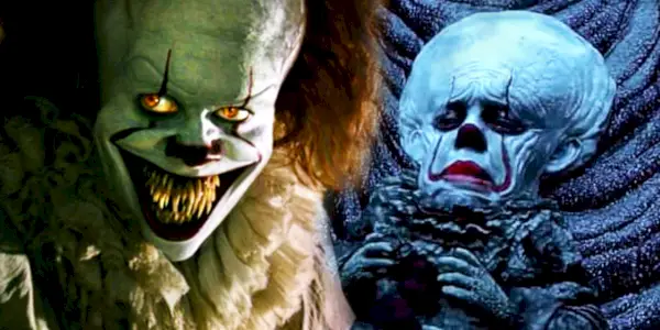Transformaciones de Pennywise en It Capítulo Uno y Dos