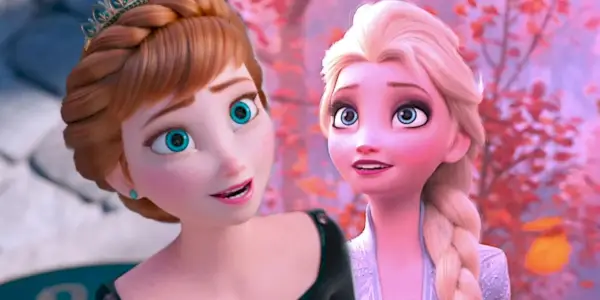 Anna y Elsa sonriendo en Frozen 2