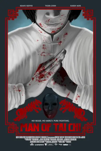 plakat człowieka tai chi