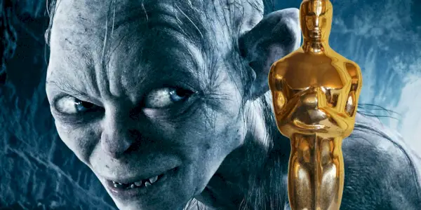 Gollum i Ringenes Herre Oscar-utdelingen av Kongens retur