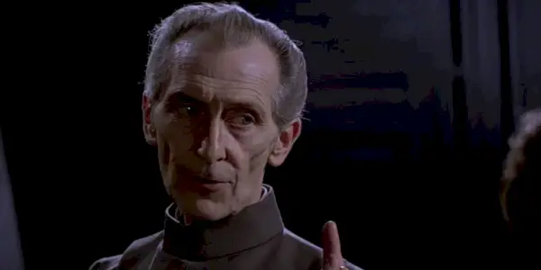 Grand Moff Tarkin på Dødsstjernen i Star Wars