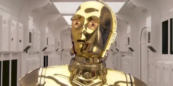 C-3PO på Tantive IV i Star Wars