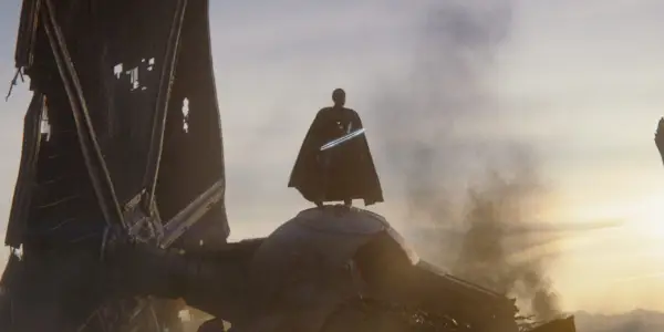 Moff Gideon med Darksaber