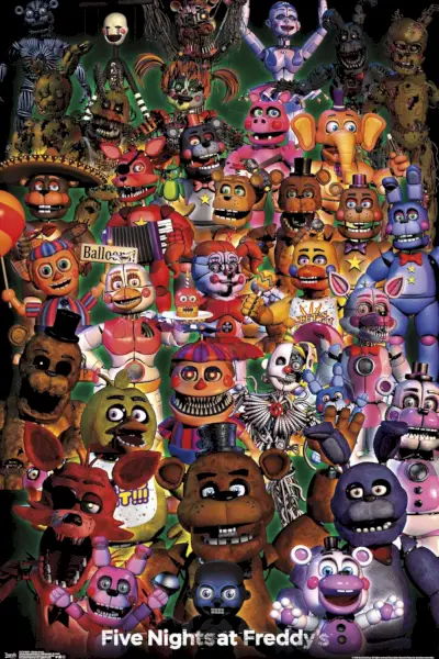 Plakát Five Nights at Freddys Franchise