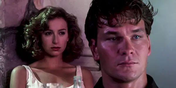 『ダーティ・ダンシング』のジェニファー・グレイとパトリック・スウェイジの融合したイメージ