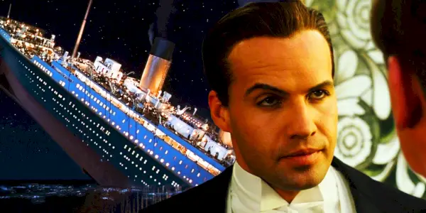 Potápajúca sa loď Titanic a Billy Zane ako Cal