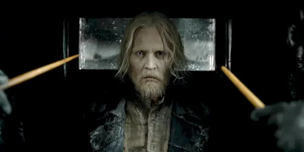 Johnny Depp dans le rôle de Grindelwald dans Les Animaux Fantastiques 2