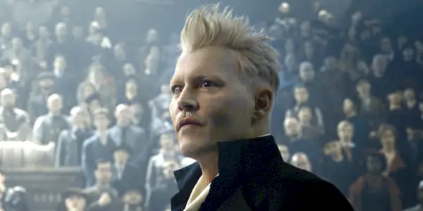 Johnny Depp dans le rôle de Grindelwald dans Les Animaux Fantastiques 2