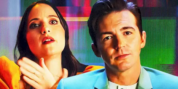 Alexa Nikolas e Drake Bell em Quiet on Set: The Dark Side of Kids TV.