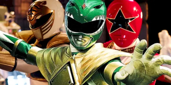 Mighty Morphin White Ranger, Green Ranger et Zeo Red Ranger dans Power Rangers