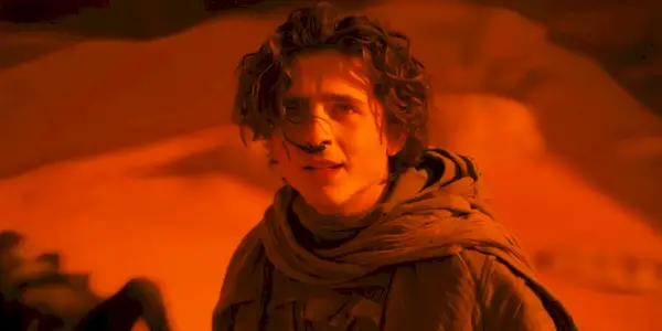 Timothée Chalamet ako Paul Atreides v druhej časti Duny