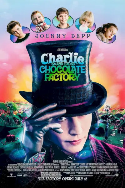 Plakat filmu Charlie i fabryka czekolady