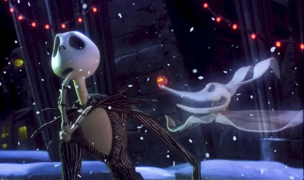 O pesadelo antes do Natal: encontro com Jack Skellington e Zero