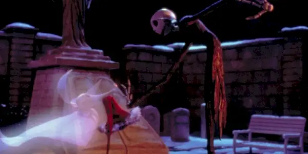 zero traz para Jack seu chapéu de Papai Noel