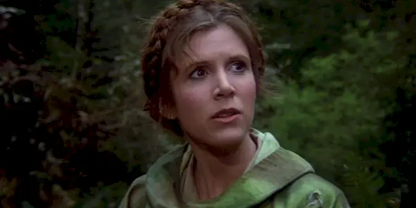 Princesse Leia sur Endor dans Le Retour du Jedi