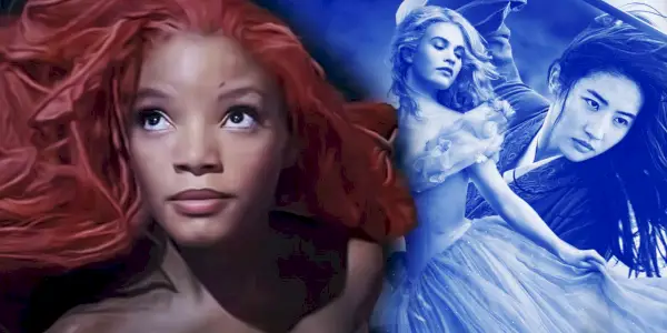 Halle Bailey som Ariel i den lille havfruen med Disney