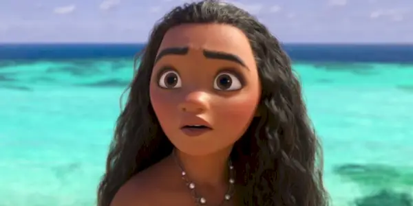 Moana sieht verwirrt und überrascht aus