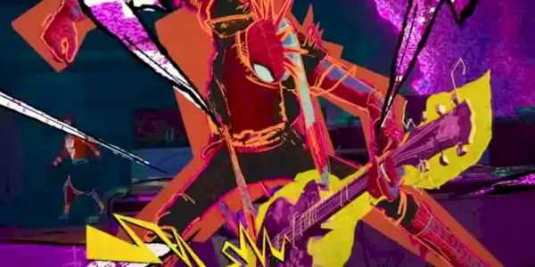 spider-punk a través del spider-verse