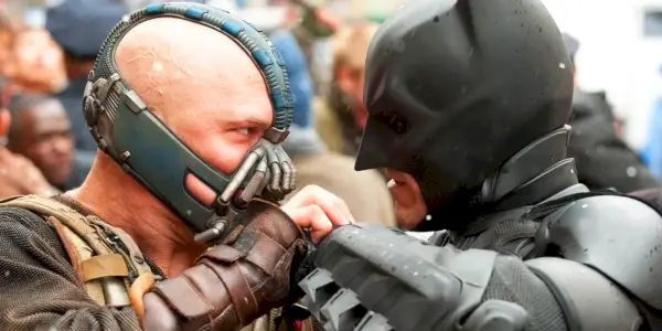 bane a batman in the dark rytíř povstane