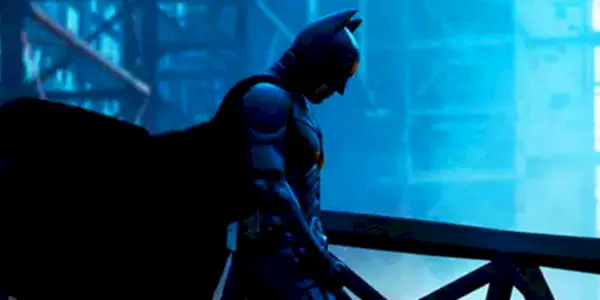 Christian Bale jako Batman ve filmu Temný rytíř povstal