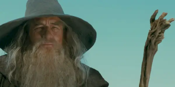 Ian McKellen som Gandalf i Ringenes Herre Fellowship of the Ring