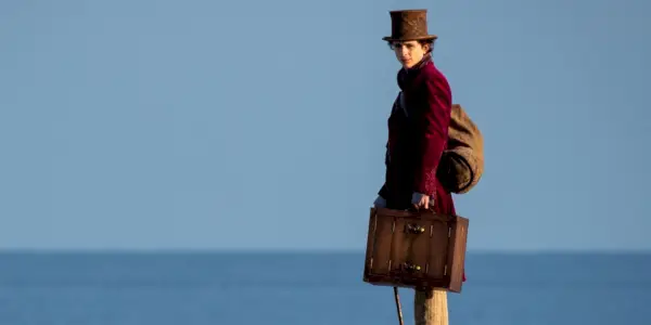 timothee chalamet ako willy wonka v lyme regis