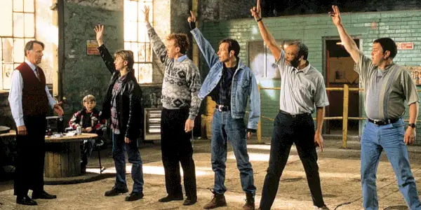 Skupina sa učí tancovať v The Full Monty