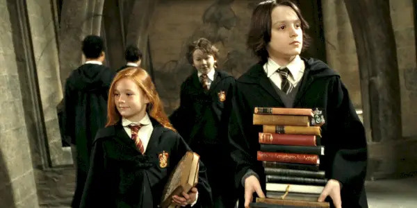 James Potter står bak Lily og Snape i Harry Potter