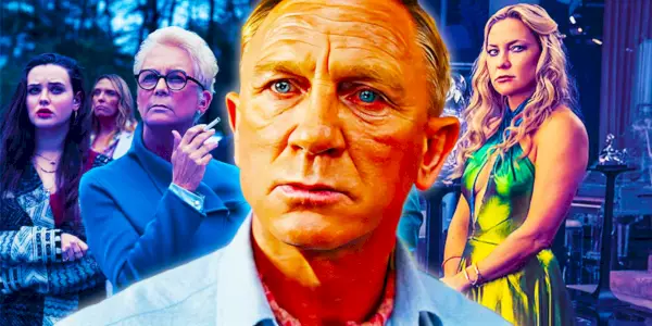 Le casting de Knives Out et Glass Onion Collage