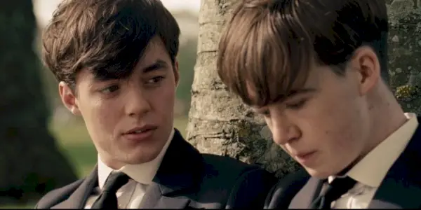 Christopher Morcom et Alan Turing ont l'air maussades dans The Imitation Game