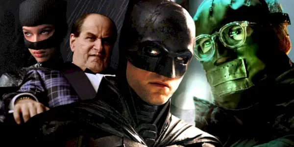 Batman, Mulher-Gato, o Pinguim e o Charada de O Batman (2022)