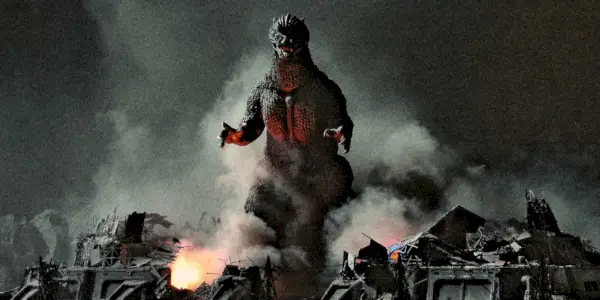 Godzilla sort de la fumée dans Godzilla Final Wars.