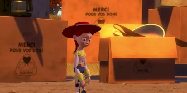 Jessie odešla s krabicemi v Toy Story 2
