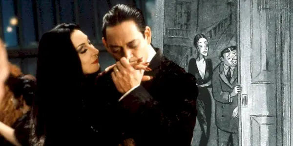 Gomez og Morticia Addams familie