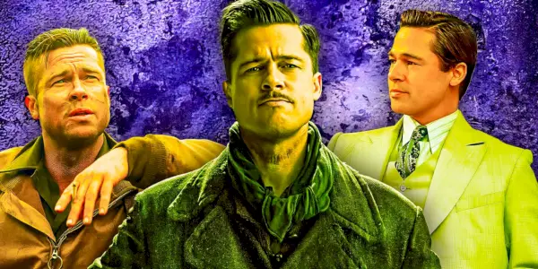 Brad Pitt in Fury, Inglorious Basterds und Allied