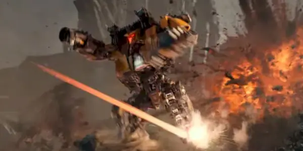 Battletrap in azione in Transformers: L'Ascesa delle Bestie