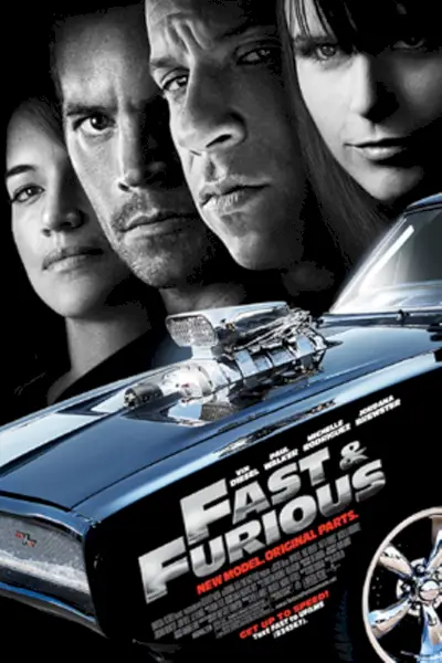 Plakat filmu Szybcy i wściekli 4