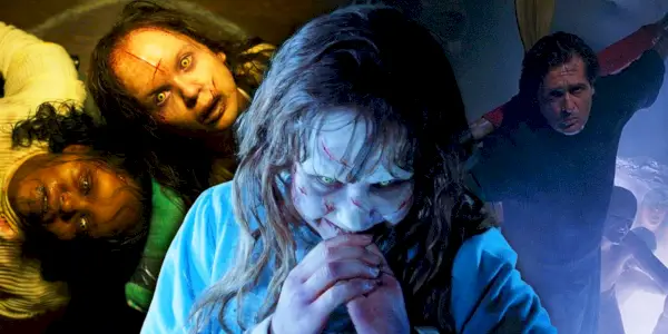 En collage af The Exorcist-film og show