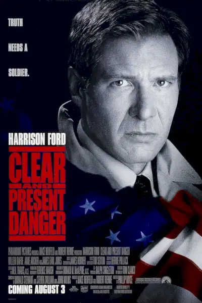 Danger clair et présent (1994) - Affiche - Harrison Ford