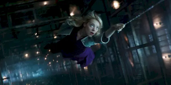 Emma Stone som Gwen Stacy i The Amazing Spider-Man 2