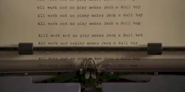Maszyna do pisania All Work And No Play od The Shining