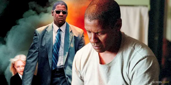 Collage af Denzel Washington i Man on Fire