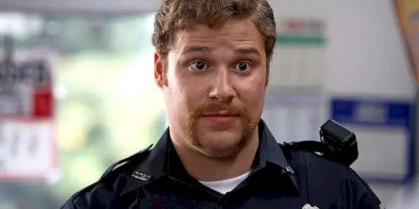 Seth Rogen in einem Spirituosenladen in Superbad