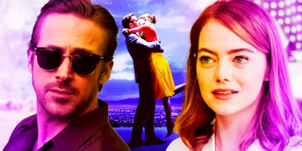 Collage de Sebastian y Mia en La La Land