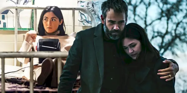 Isabelle Fuhrman como Esther y Rossif Sutherland como Allen en Orphan: First Kill